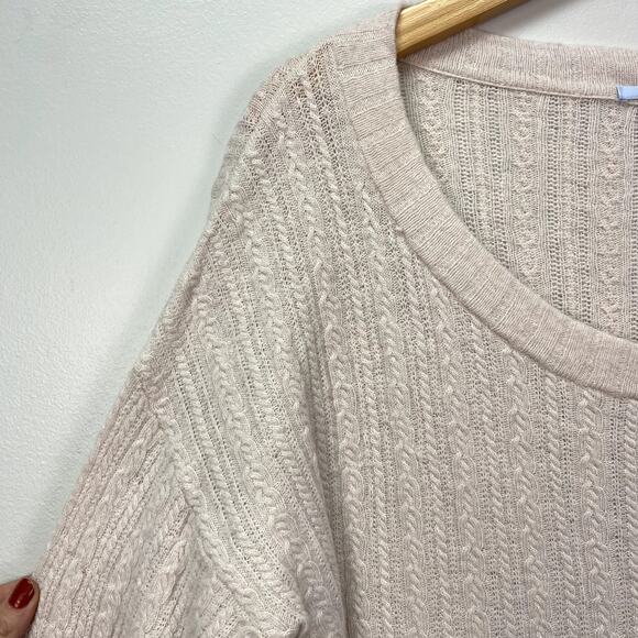 Eberjey Elsa Long Sleeve Top in Truffled Rose Medium - Picture 3 of 6